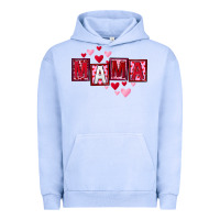 Pigment Grape Ice Mother's Day mama hearts Urban Hoodie - FaDigitalArtStudio