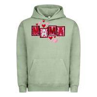 Pigment Oil Green Mother's Day mama hearts Urban Hoodie - FaDigitalArtStudio