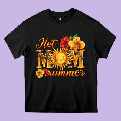Hot Mom Summer Heavy Core Tee Designed By Hra Design Shop