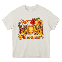Cream hot mom summer Heavy Core Tee - HRA Design Shop