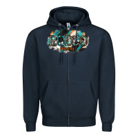 Navy Rodeo Mom Zipper Hoodie - Bettercallsaul