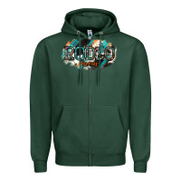 Sports Green Rodeo Mom Zipper Hoodie - Bettercallsaul