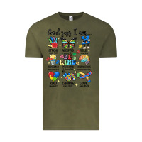 Vintage Olive god says  am autism Vintage Tee - MaliasSmallBusiness