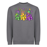 Storm mardi gras bead dogs Heavyweight Sweatshirt - MaliasSmallBusiness