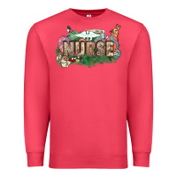 Cardinal Easter egg Nurse bunny Easter Day Premium Sweatshirt - HowdyJamesFarm