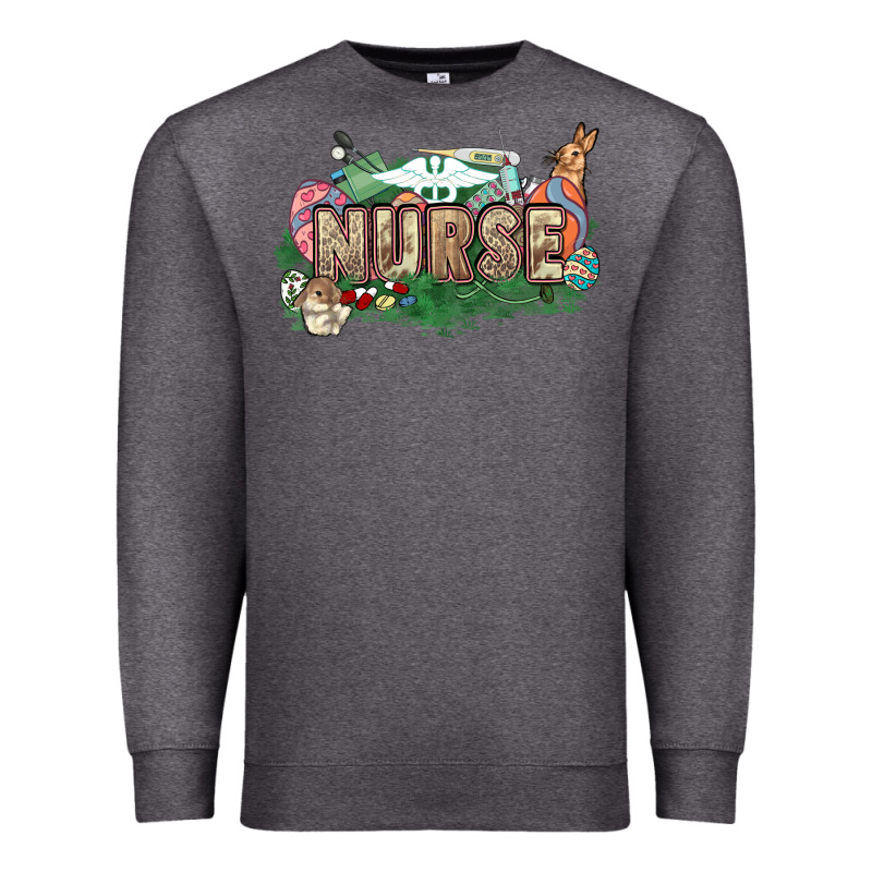 Easter Egg Nurse Bunny Easter Day Premium Sweatshirt by HowdyJamesFarm | Teevron