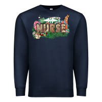 Navy Easter egg Nurse bunny Easter Day Premium Sweatshirt - HowdyJamesFarm