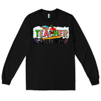 Black teacher squad Long Sleeve Tee - NancyCooperArtShop