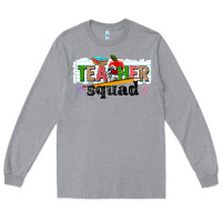 Heather Grey teacher squad Long Sleeve Tee - NancyCooperArtShop