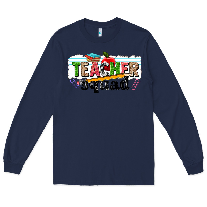 Teacher Squad Long Sleeve Tee by NancyCooperArtShop | Teevron