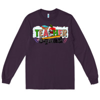 Plum teacher squad Long Sleeve Tee - NancyCooperArtShop