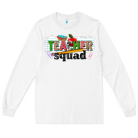 White teacher squad Long Sleeve Tee - NancyCooperArtShop