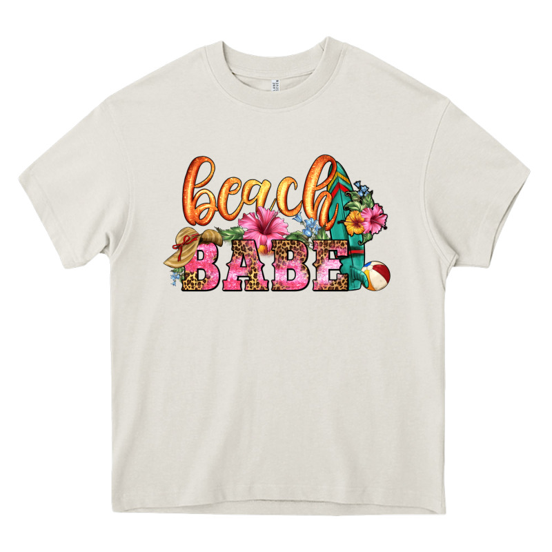 Beach Babe Heavy Core Tee by HRA Design Shop | Teevron
