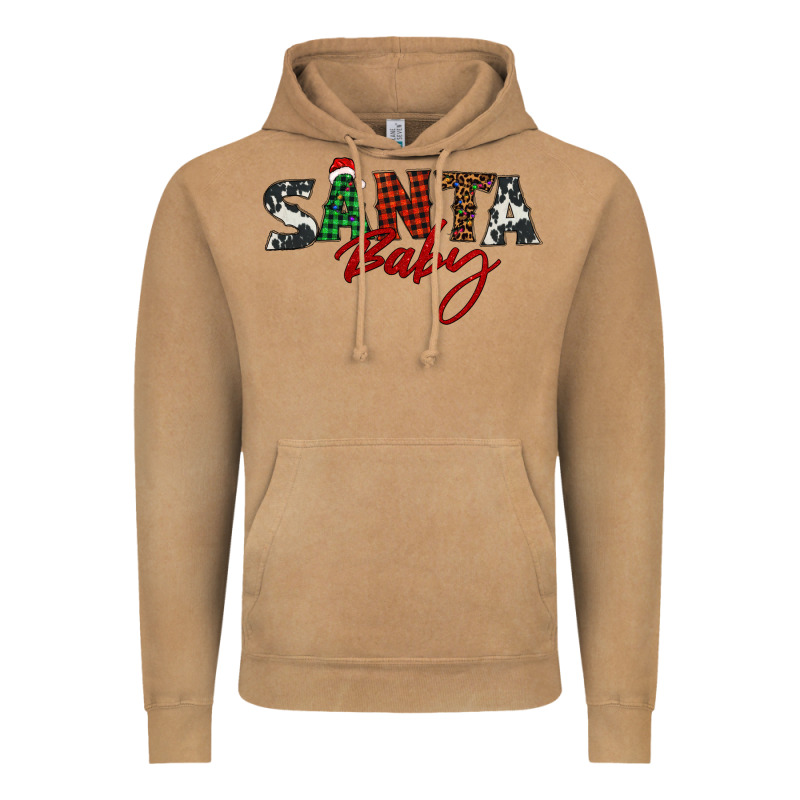 Santa Baby Vintage Hoodie by BarkalooDesign | Teevron
