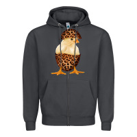 Smoke Chick with Leopard Eggshell Zipper Hoodie - Bettercallsaul
