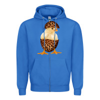 True Royal Chick with Leopard Eggshell Zipper Hoodie - Bettercallsaul