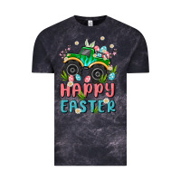 Cloud Black easter monster truck Vintage Tee - MaliasSmallBusiness