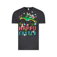 Vintage Black easter monster truck Vintage Tee - MaliasSmallBusiness