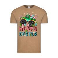 Vintage Coffee easter monster truck Vintage Tee - MaliasSmallBusiness