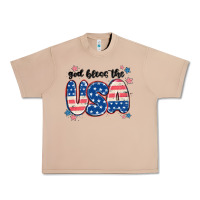Burro god bless america Urban Heavy Tee - MaliasSmallBusiness