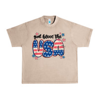 French Oak god bless america Urban Heavy Tee - MaliasSmallBusiness