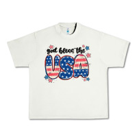 Pistachio god bless america Urban Heavy Tee - MaliasSmallBusiness