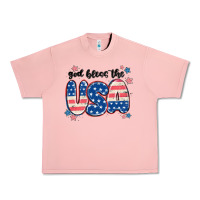 Salmon god bless america Urban Heavy Tee - MaliasSmallBusiness