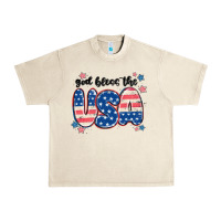 Sandshell god bless america Urban Heavy Tee - MaliasSmallBusiness