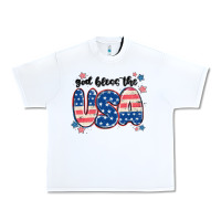 White god bless america Urban Heavy Tee - MaliasSmallBusiness