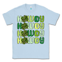 Dusty Blue howdy st patrick s day Classic Tee - MaliasSmallBusiness