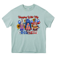 Arona hangin with my gnomerica Heavy Core Tee - RacoonDesign