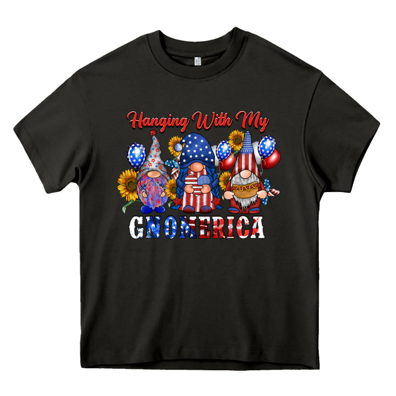 Hangin With My Gnomerica Heavy Core Tee by RacoonDesign | Teevron