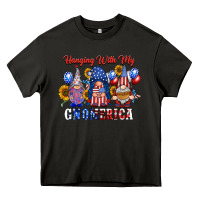 Asphalt hangin with my gnomerica Heavy Core Tee - RacoonDesign