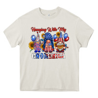 Cream hangin with my gnomerica Heavy Core Tee - RacoonDesign