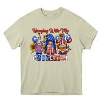 Mossy hangin with my gnomerica Heavy Core Tee - RacoonDesign