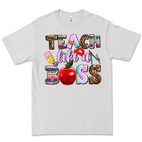 Dove Grey teach like a boss Premium Tee - AdoDesignShop
