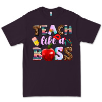 Plum teach like a boss Premium Tee - AdoDesignShop