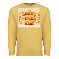 Antique Gold fall breeze crunchy leaves Premium Sweatshirt - TumblerDesignByShophia
