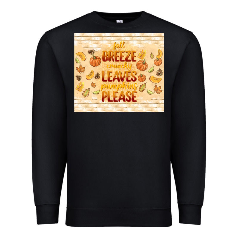 Fall Breeze Crunchy Leaves Premium Sweatshirt by TumblerDesignByShophia | Teevron