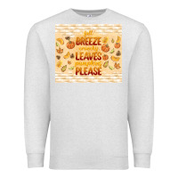 Oatmeal Heather fall breeze crunchy leaves Premium Sweatshirt - TumblerDesignByShophia