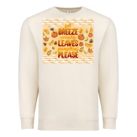 Sandshell fall breeze crunchy leaves Premium Sweatshirt - TumblerDesignByShophia