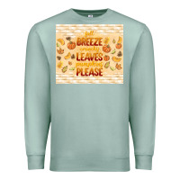 Seafoam fall breeze crunchy leaves Premium Sweatshirt - TumblerDesignByShophia