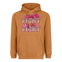 Meerkat Her fight is our fight Cancer Awareness Heavyweight Hoodie - HowdyJamesFarm