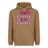 Toasted Coconut Her fight is our fight Cancer Awareness Heavyweight Hoodie - HowdyJamesFarm