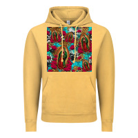Vintage Mustard lady of guadalupe western seamless Vintage Hoodie - Jasminsmagicworld