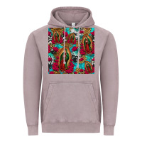 Vintage Zinc lady of guadalupe western seamless Vintage Hoodie - Jasminsmagicworld
