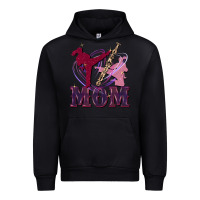 Black Taekwondo mom Mother's Day Urban Hoodie - FaDigitalArtStudio