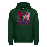 Forest Green Taekwondo mom Mother's Day Urban Hoodie - FaDigitalArtStudio