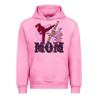 Fuchsia Pink Taekwondo mom Mother's Day Urban Hoodie - FaDigitalArtStudio