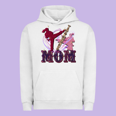 Taekwondo Mom Mother's Day Urban Hoodie Designed By Fadigitalartstudio